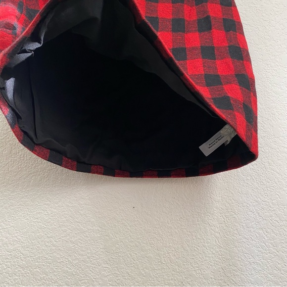 MADEWELL Red Buffalo Check Gamine Plaid Wool Blend Mini Skirt Size 2 - Picture 7 of 12